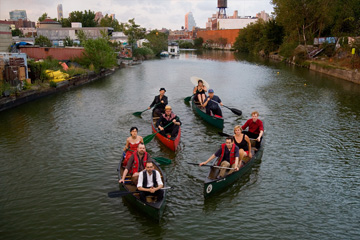 photo of ASM in boats, horizontally-oriented