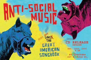 ASM does not sing the Great American Songbook poster ASM does not sing the Great American Songbook poster