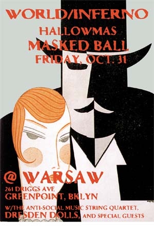 Hallowmas show flyer Hallowmas show flyer