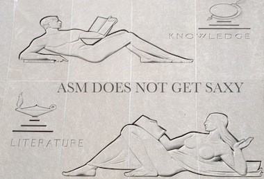 ASM does not get saxy ASM does not get saxy postcard